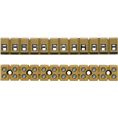 Weidmüller 0243520000 Klemstrook Schroeven Middelgeel 20 stuk(s)