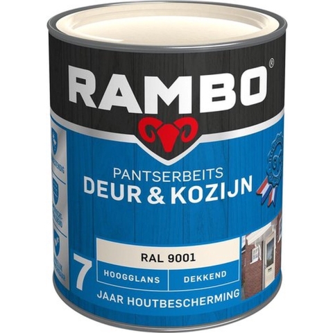 Pantserbeits deur en kozijn hg dek 9001 0,75l - Rambo