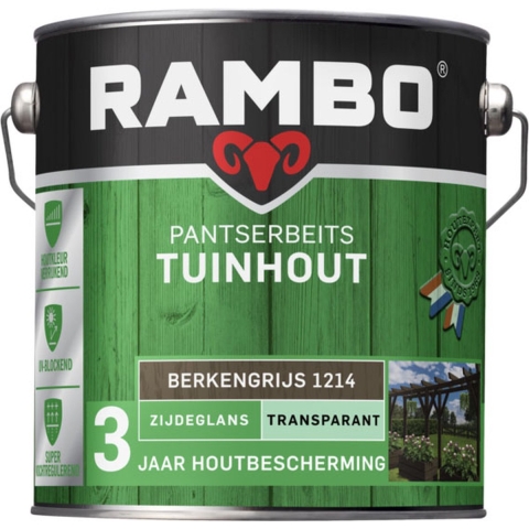 Pantserbeits tuinhout zg tr. 1214 2,5l - Rambo