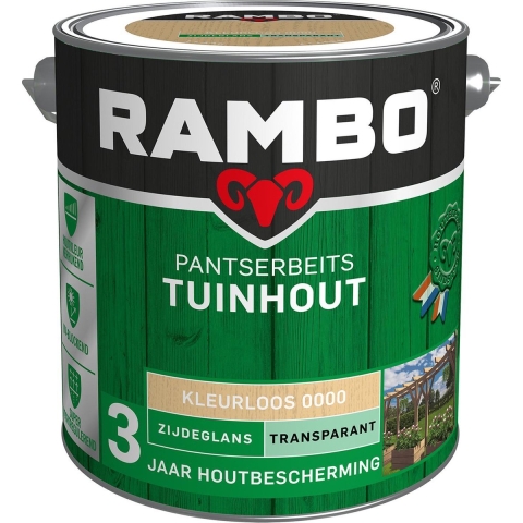 Pantserbeits tuinhout zg tr. 0000 2,5l - Rambo
