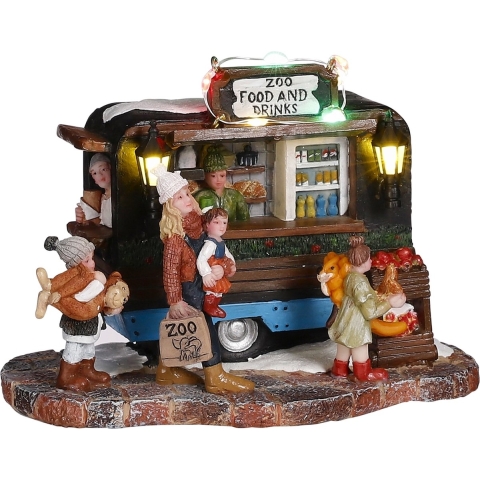 Zoo foodtruck battery operated - l15xb9xh10,5cm - Luville