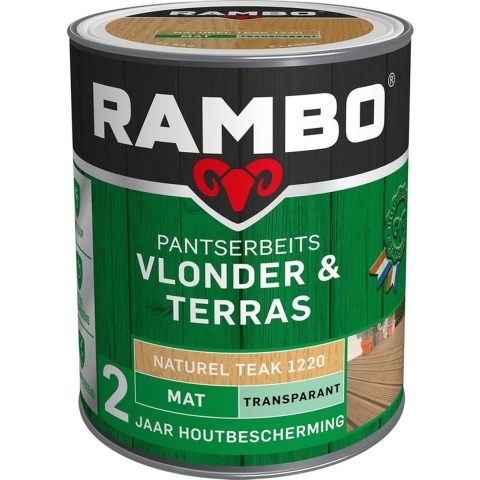 Pantserbeits vlonder en terras mat tr. 1220 1l - Rambo