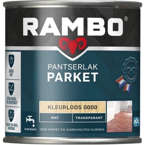 Pantserlak parket mat 1,25l - Rambo