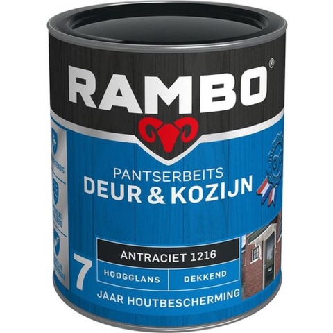 Pantserbeits deur en kozijn hg dek 1216 0,75l - Rambo