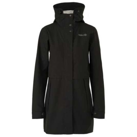 AGU Parka Regenjas Urban Outdoor Dames - Zwart - S - Waterdicht