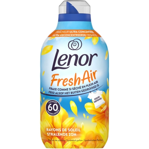 Lenor Wasverzachter Fresh Air Zonnestralen 60 Wasbeurten 840 ml