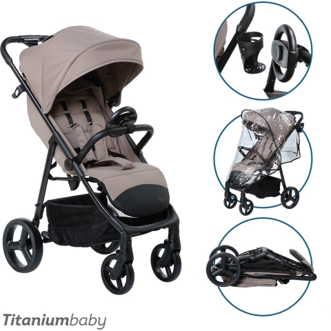 Buggy Titanium Baby Solid Elite XL Lush Taupe