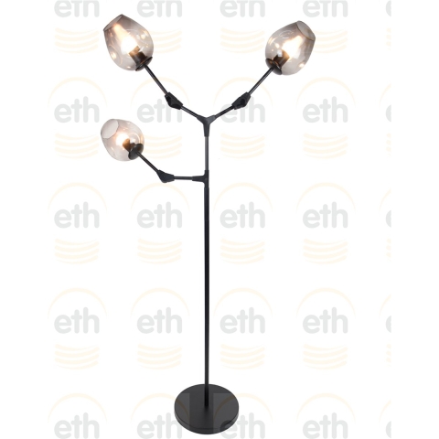 ETH Lime - Vloerlamp - 55 X 165 Cm - Zwart