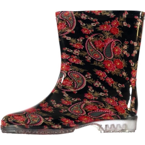 Half hoge dames regenlaarzen paisley print voor dames 38 -