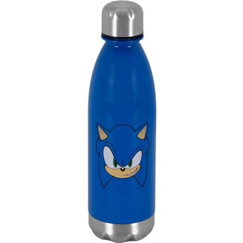 Sonic the Hedgehog Metal Drinks Bottle - Sonic Face