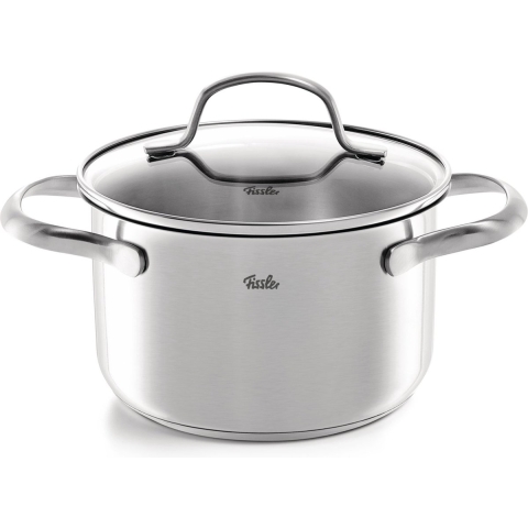 Fissler San Francisco Kookpan + Glazen Deksel 16 cm RVS