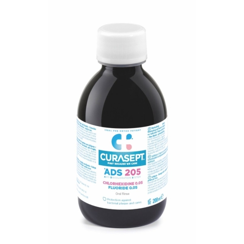 3x Curasept Mondspoeling 0,05% CHX 200 ml