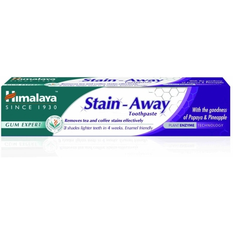 3x Himalaya Herbals Tandpasta Stain Away 75 ml
