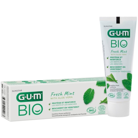 8x GUM Bio Tandpasta Fresh Mint 75 ml