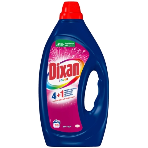 Dixan Vloeibaar Wasmiddel Color - 33 wasbeurten 1,485 liter