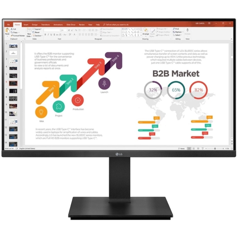 LG 24BP450S computer monitor 60,5 cm (23.8) 1920 x 1080 Pixels Full HD Zwart