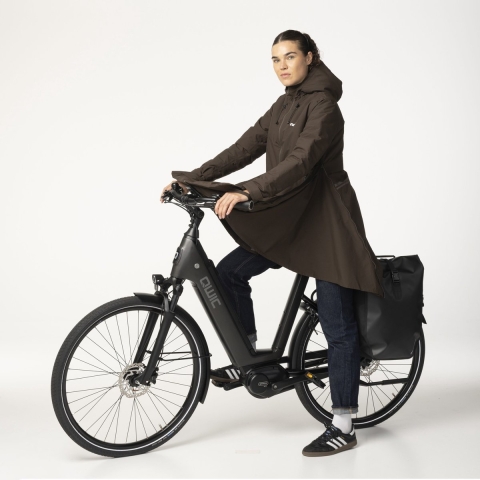 AGU Seq II Winter Regenjas Urban Outdoor Dames - Ground coffee - S - Waterdicht