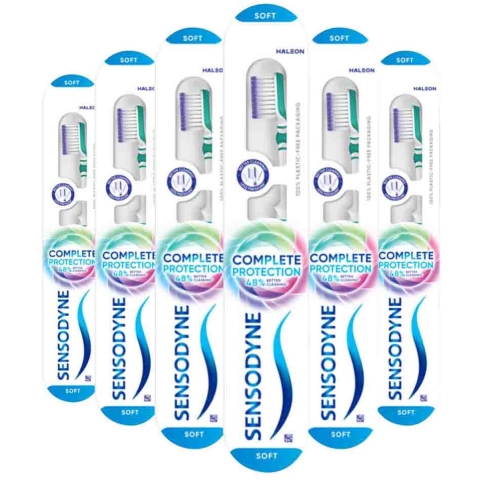 6x Sensodyne Tandenborstel Complete Care Soft