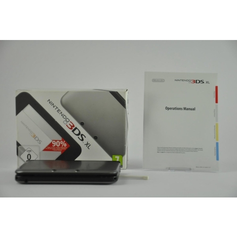 Nintendo 3DS XL Console (Black Silver)