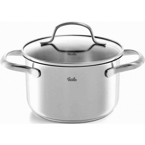 Fissler San Francisco Kookpan + Glazen Deksel 24 cm RVS