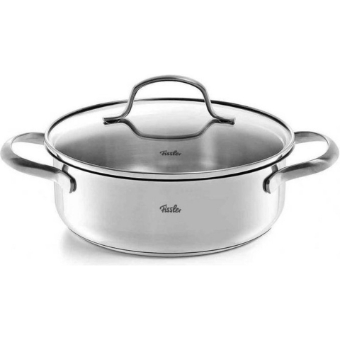 Fissler San Francisco Kookpan + Glazen Deksel 16 cm RVS