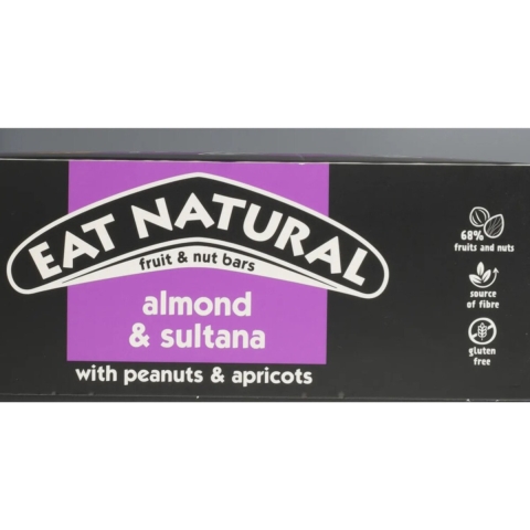 Eat natural Fruit&Noten Bar Amandel&Sultana 12 x 50 gr