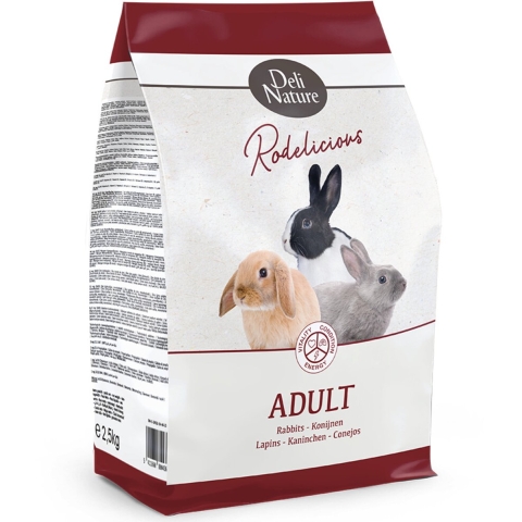 Deli Nature Rodelicious Adult Konijnenvoer 12,5 kg