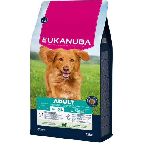 Eukanuba Life Care Dog Adult Large Hondenvoer Lamb&Rice 12 kg