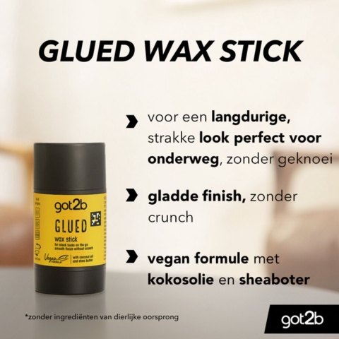 6x Got2b Glued Styling Haarwax Stick 50 gr