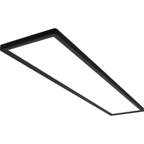 BRILONER Tava - LED Plafonniére - 36W 4800 lumen neutraal wit licht - zwart 98 x 20 x 3 cm