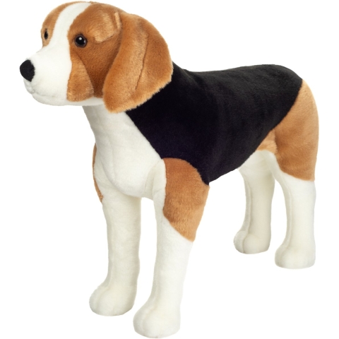 Knuffeldier hond Beagle - zachte pluche stof - premium kwaliteit knuffels - 60 cm -
