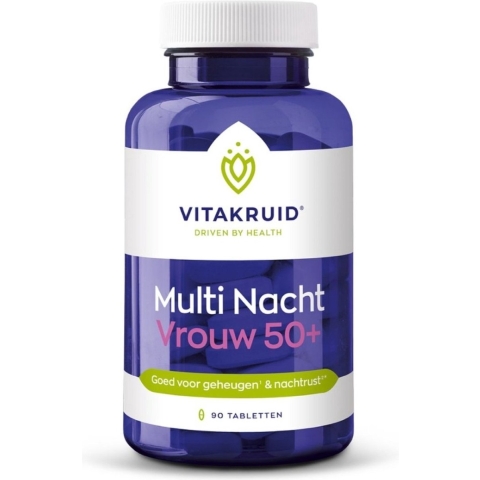 Vitakruid Multi Nacht Vrouw 50+ 100% Vegan
