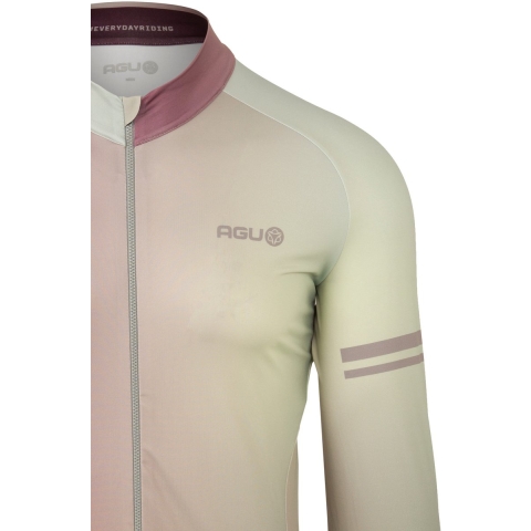 AGU Gradient Fietsshirt Lange Mouwen Performance Heren - Groen - L
