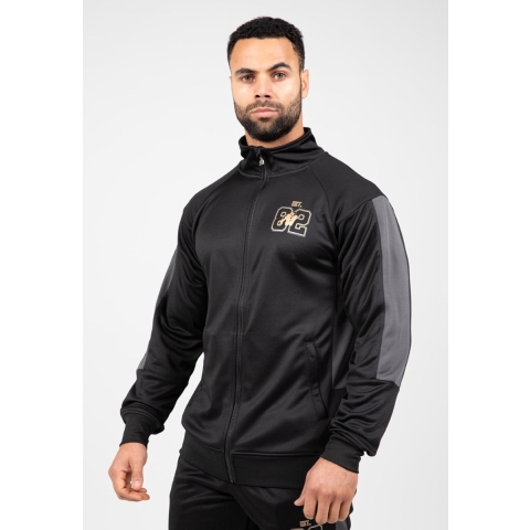 Gorilla Wear Devon Trainingsjas - Zwart/Grijs - 2XL