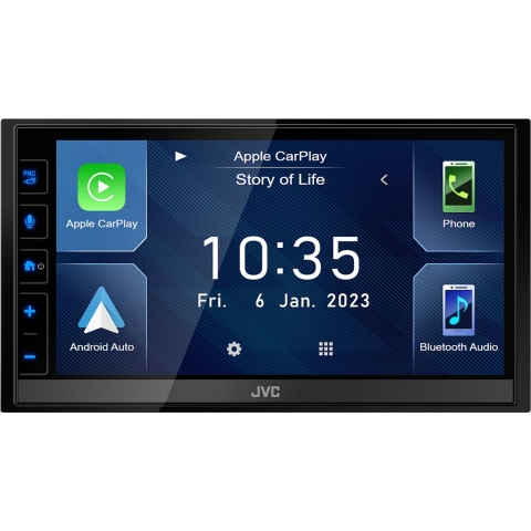 JVC KW-M785DWB 2-DIN Digital Media Receiver met 6.8"Capacitive Touch Monitor - Draadloos Apple Carplay / Android Auto