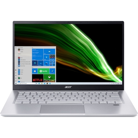 Acer Swift 3 SF314-43-R3AD AMD RyzenTM 7 5700U Laptop 35,6 cm (14) Full HD 16 GB LPDDR4x-SDRAM 512 GB SSD Wi-Fi 6 (802.11ax) Windows 11 Home Zilver