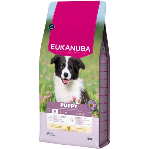 Eukanuba Puppy Medium kip hondenvoer 2 x 15 kg