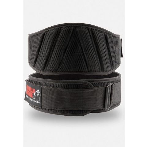 Gorilla Wear Lifting Belt 6 Inch Padded Mesh - Zwart - M