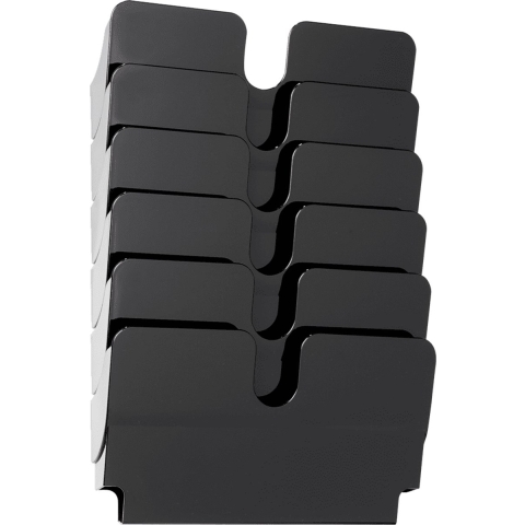 Durable FLEXIPLUS 6 A4 QUER 1700014061 Folderhouder Zwart, Transparant DIN A4 liggend 1 stuk(s) Aantal vakken: 6 (b x h x d) 340 x 520 x 100 mm