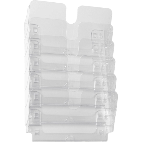 Durable FLEXIPLUS 6 A4 QUER 1700014401 Folderhouder Zwart, Transparant DIN A4 liggend 1 stuk(s) Aantal vakken: 6 (b x h x d) 340 x 520 x 100 mm