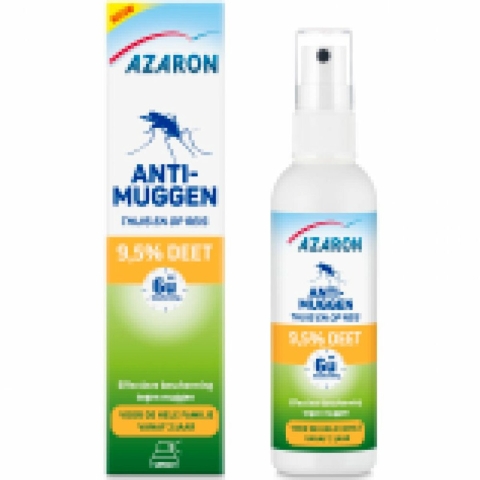 2x Azaron Anti Muggenspray 9,5% DEET 100 ml