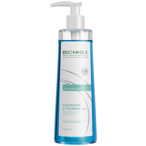 3x Bionnex Rendaderm Reinigende Foam Gel Voor Vettige en Acnegevoelige Huid 200 ml