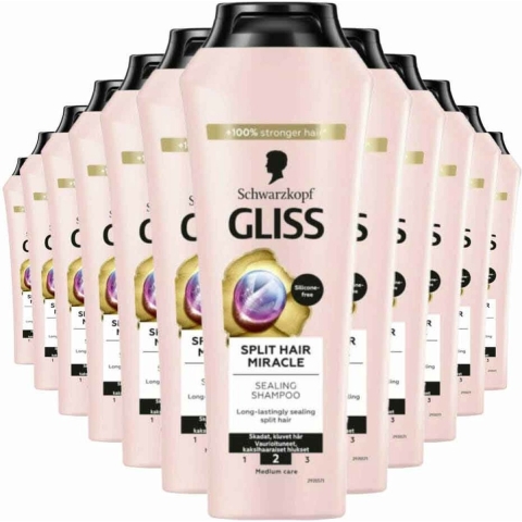 12x Gliss Shampoo Split Hair Miracle 400 ml