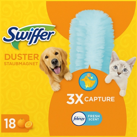 3x Swiffer Duster Navullingen Huisdier 18 stuks