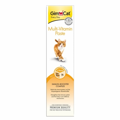 6x GimCat Multi-vitaminepasta + 12 Vitaminen 200 gr