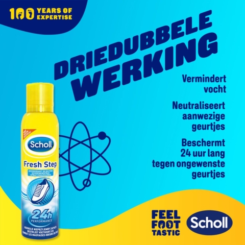 3x Scholl Schoenendeodorant Spray 150 ml