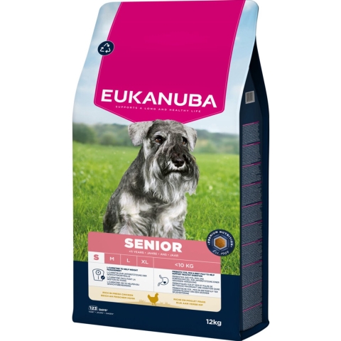 Eukanuba Life Care Dog Senior Small Hondenvoer Chicken 12 kg