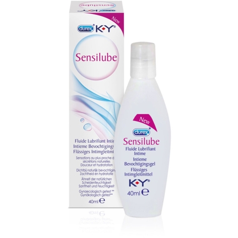 3x Durex Sensilube Intiem Vloeibaar Glijmiddel 40 ml