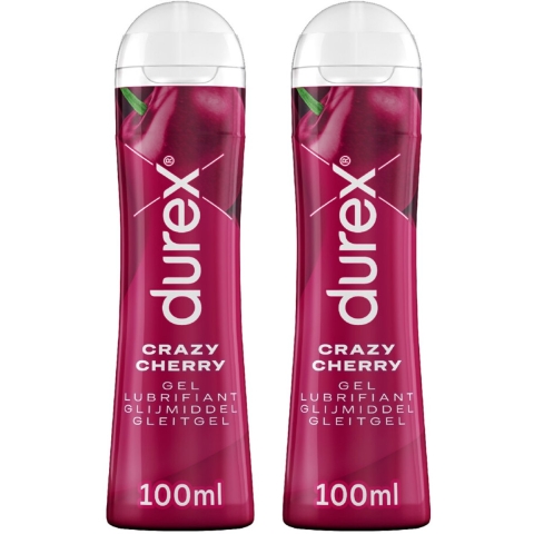 2x Durex Play Glijmiddel Crazy Cherry 100 ml