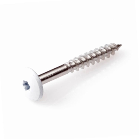 Hoenderdaal Hpl Schroef Rvs-A2 Torx TX20 Crèmewit Ral9001 4.8X50 | 100 stuks - 0346.30.37920